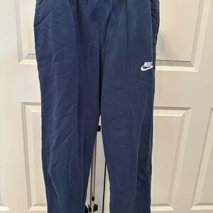 Nike Blue Sweatpants Athletic Style